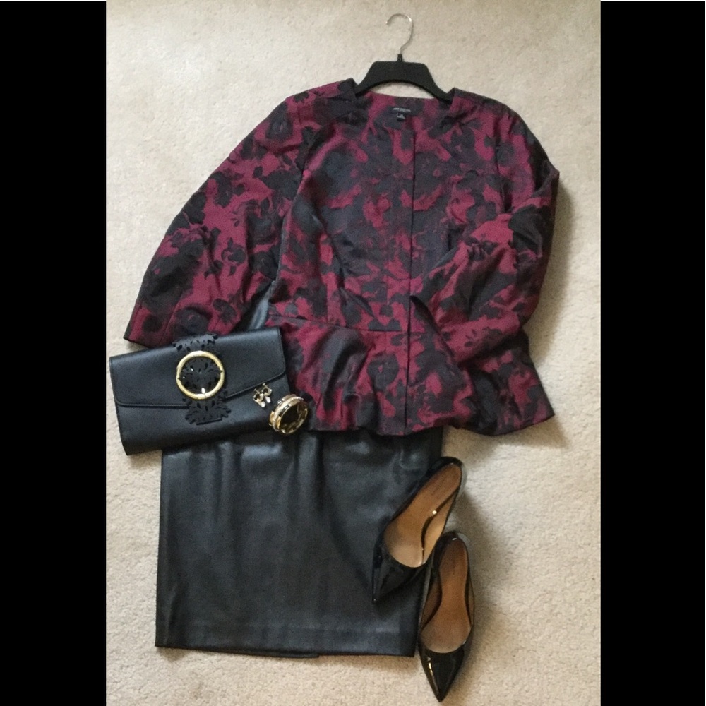 Faux Leather Skirt